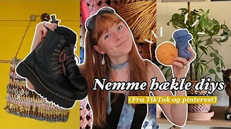 NEMME HÆKLE DIY'S (nybegynder venlig)