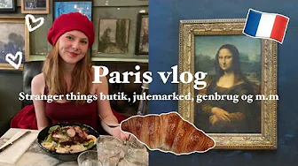 PARIS VLOG - Stranger things butik, spøgelseshus, genbrug og m.m