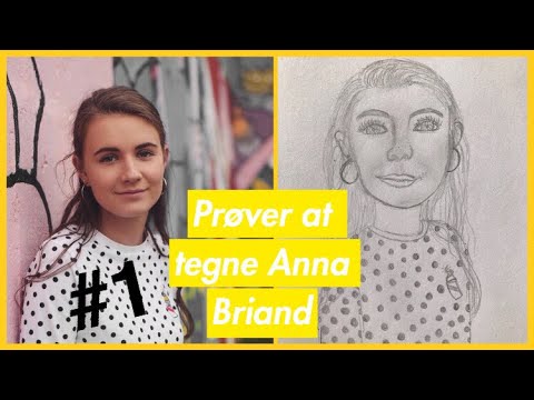 ❤️Prøver at tegne Anna Briand❤️ //Tegner youtubere #1//
