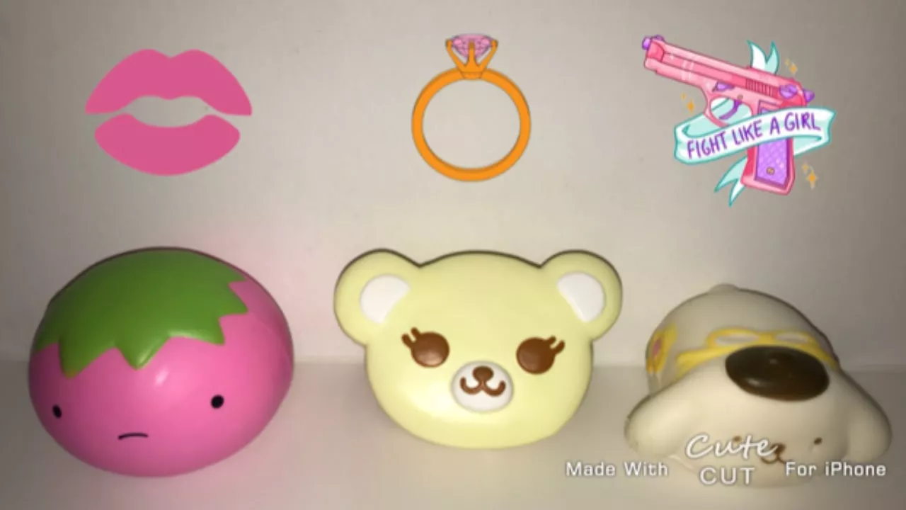 KISS MARRY KILL squishy tag (dansk)