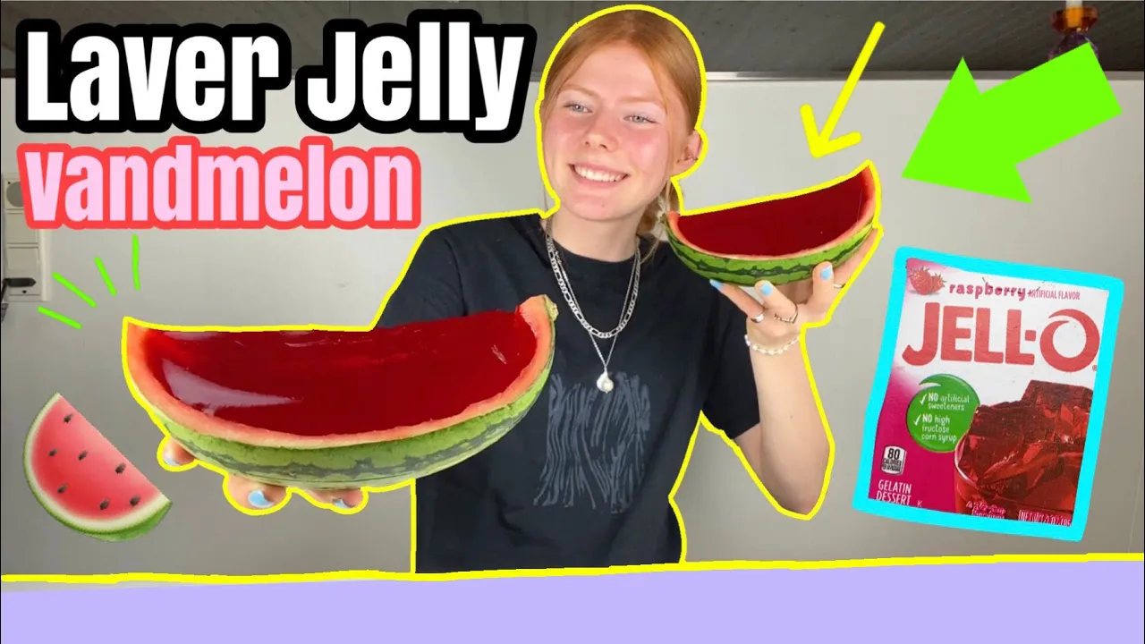 LAVER JELLY VANDMELON!! //Emmes krea-verden//