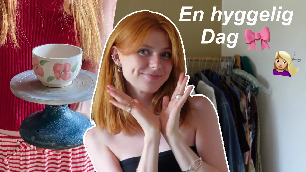 BLIVER KLIPPET KORT HÅRET! Laver cookie dough og keramik