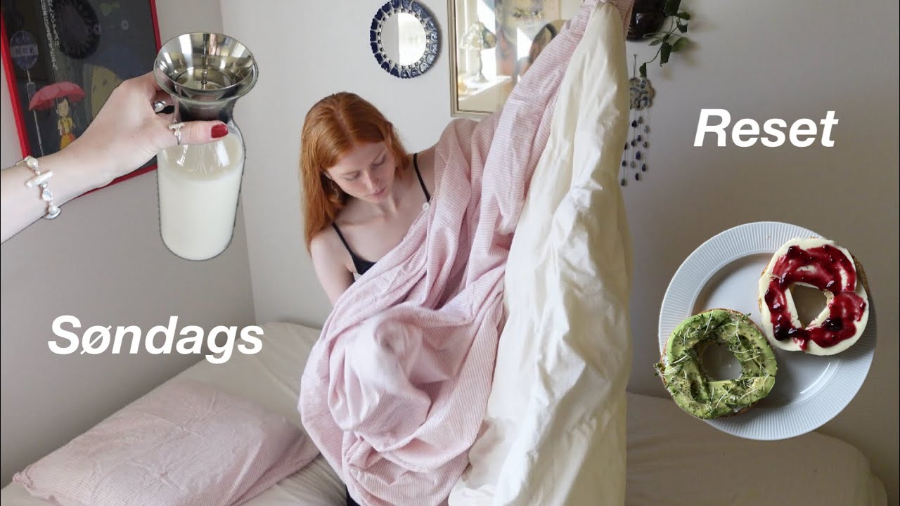 SØNDAGS RESET VLOG - Bagning, rengøring, børster Basse og overnight oats opskrift