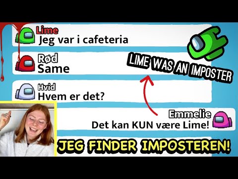 JEG FINDER IMPOSTEREN! Spiller Among us med jer!! (Emmes krea-verden)