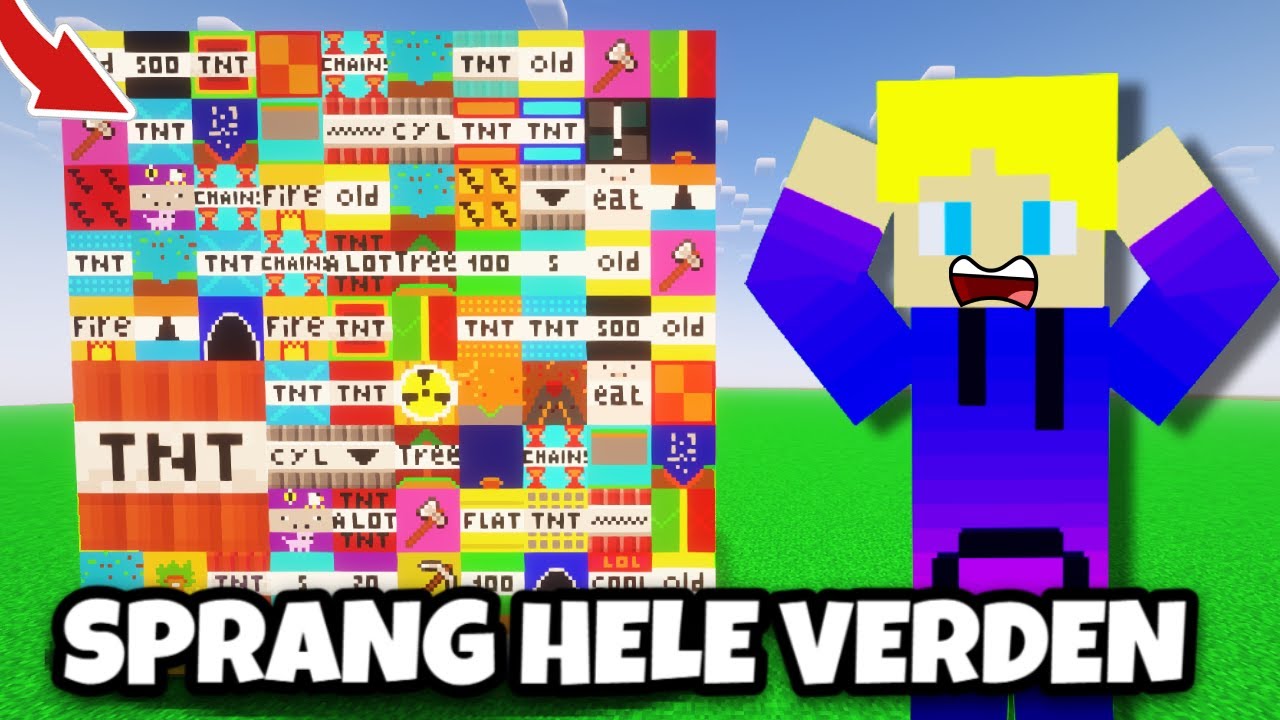 Jeg Tilføjer 100 NYE TNT Til Minecraft!