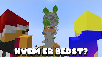 Hvem Er Bedst I Minecraft PARKOUR?!