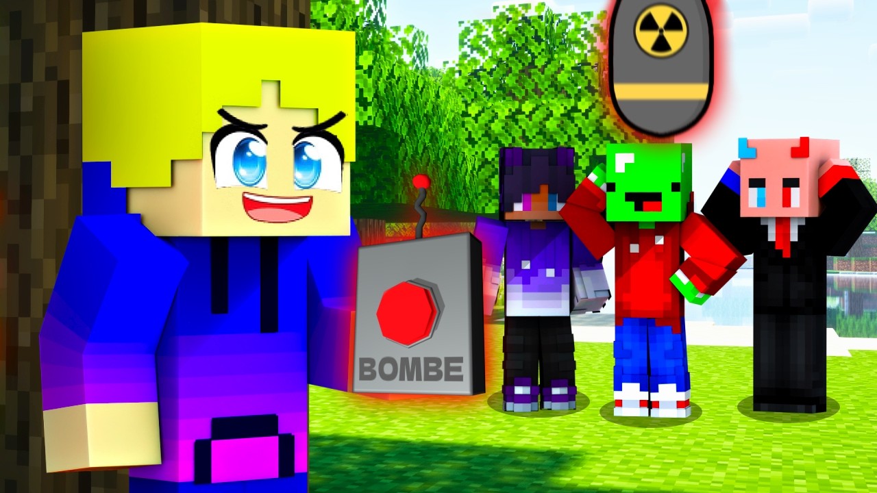 Vi Skyder Med BOMBER I Minecraft?!