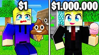 $1 VS $1.000.000 ISBOD I Minecraft!