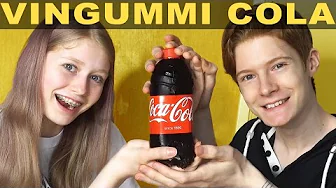 VI LAVER EN VINGUMMI FLASKE