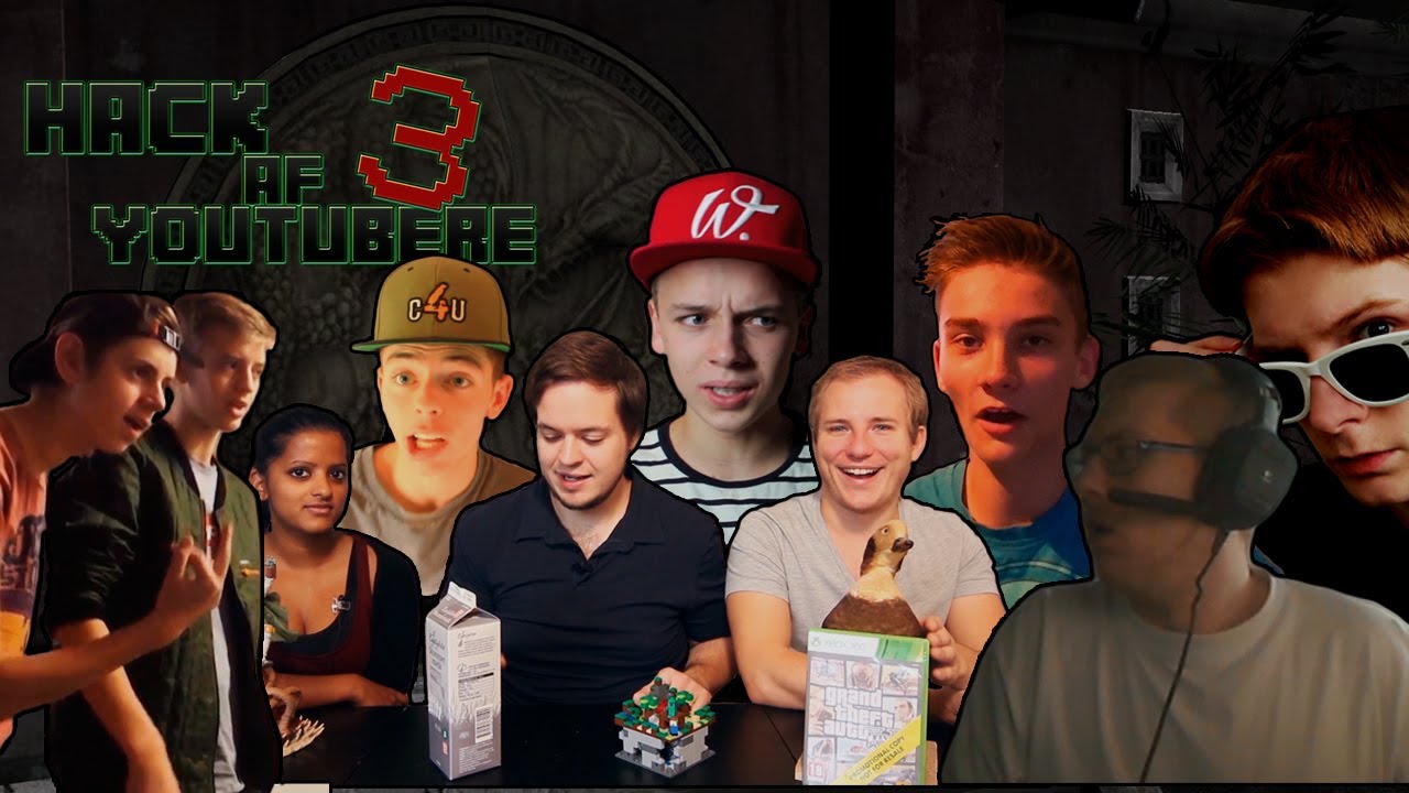 Hacker YouTubere: Morten Münster, Alexander Husum, Novopleco, Rasmus Brohave, Spilministeriet, MrFou