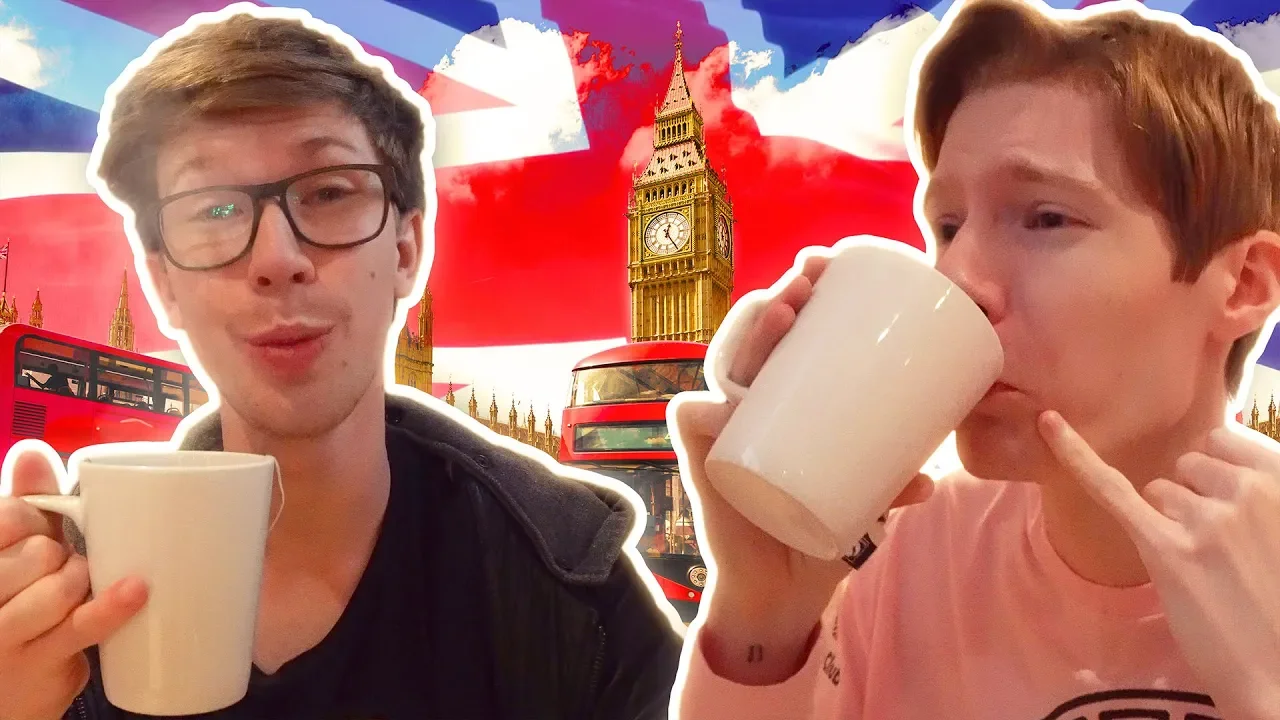 TAGER TIL ENGLAND FOR AT DRIKKE EN KOP TE