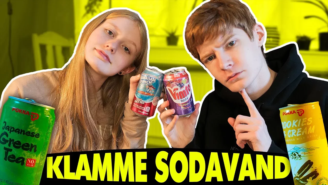 SMAGER PÅ 6 KLAMME SODAVAND - med Min Søster