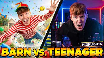 BARN Vs TEENAGER - HIGHLIGHTS