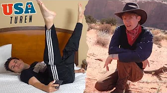 BESVIMER I FLYET - Niki og Simon i USA (Uge 1) - 2019