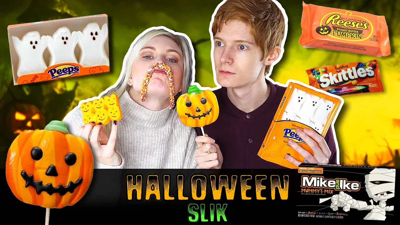 SMAGER PÅ HALLOWEEEN SLIK - Med Emmi