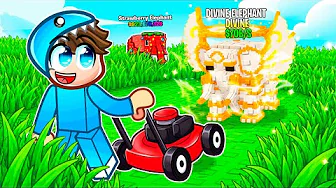 SÅDAN FANDT JEG EN DEVINE BRAINROT i Cut Grass for Brainrots!