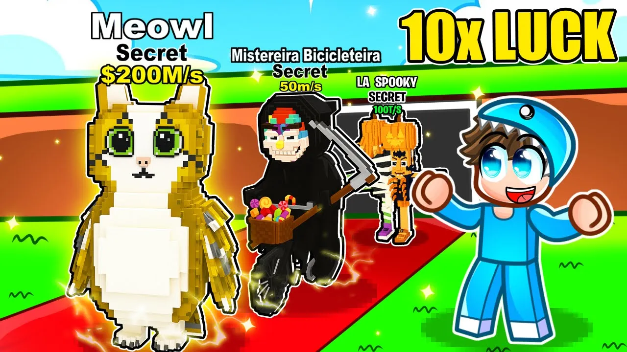 EJEREN GAV MIG 10X LUCK i Steal a Brainrot!