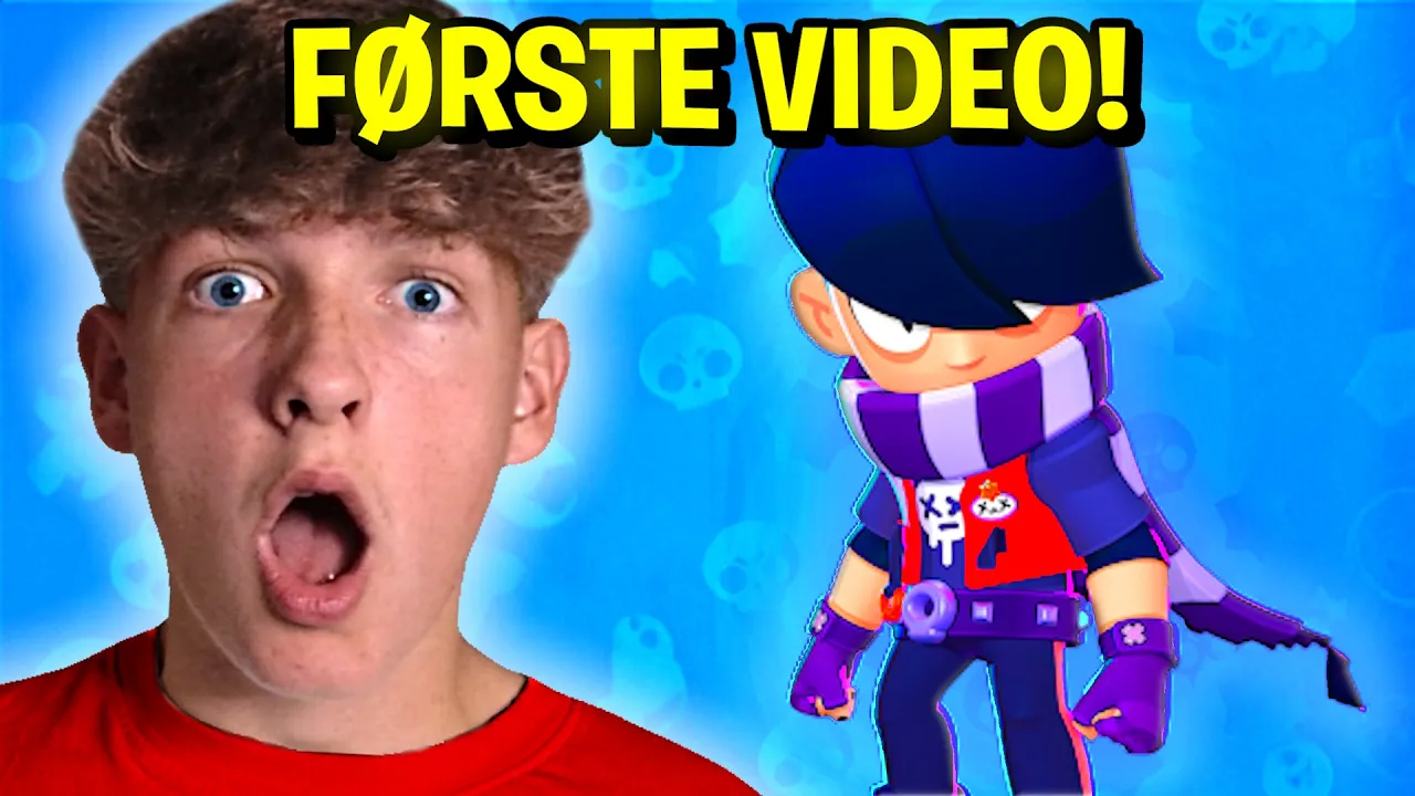 MIN FØRSTE VIDEO! - Dansk Brawl Stars