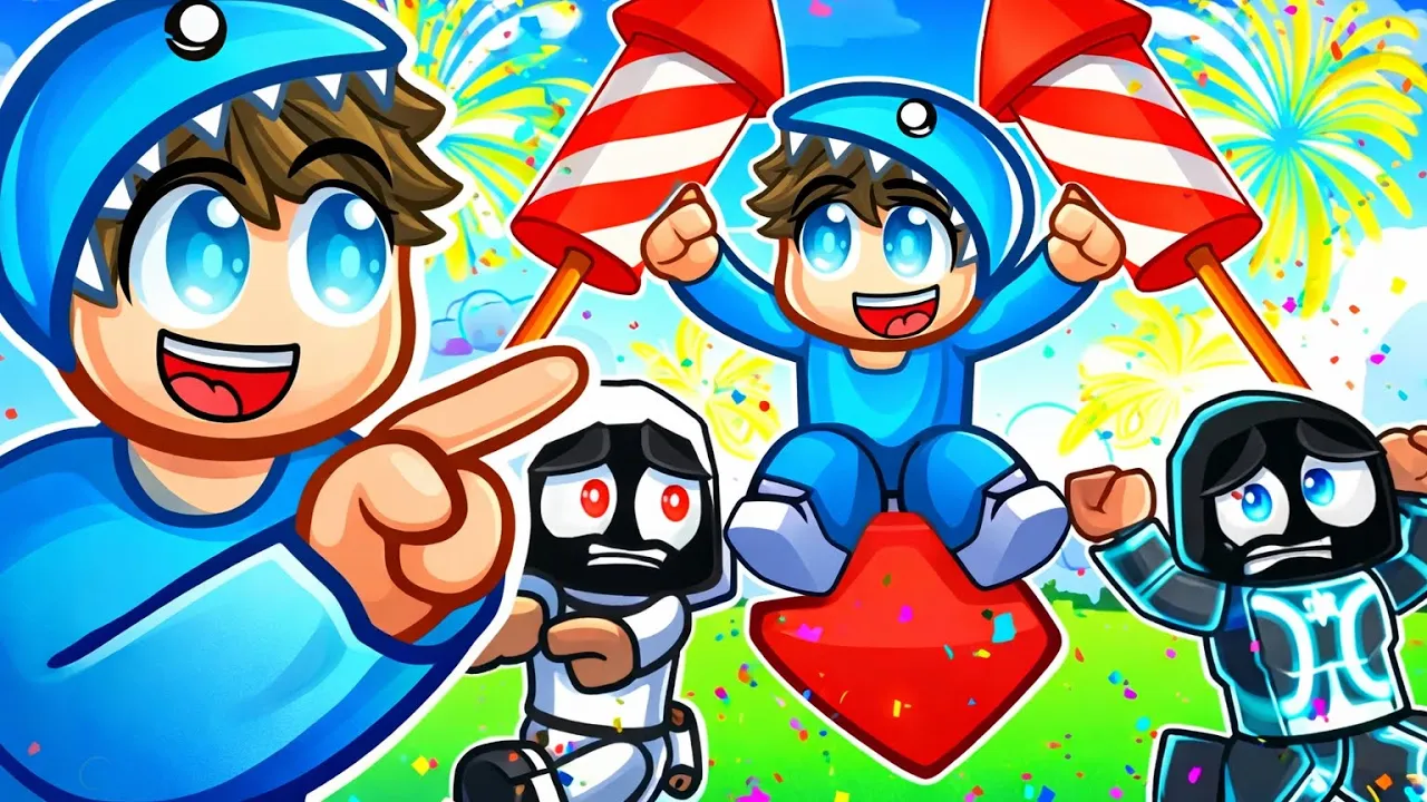 JEG SPRINGER DE VILDESTE FYRVÆRKERI I ROBLOX!