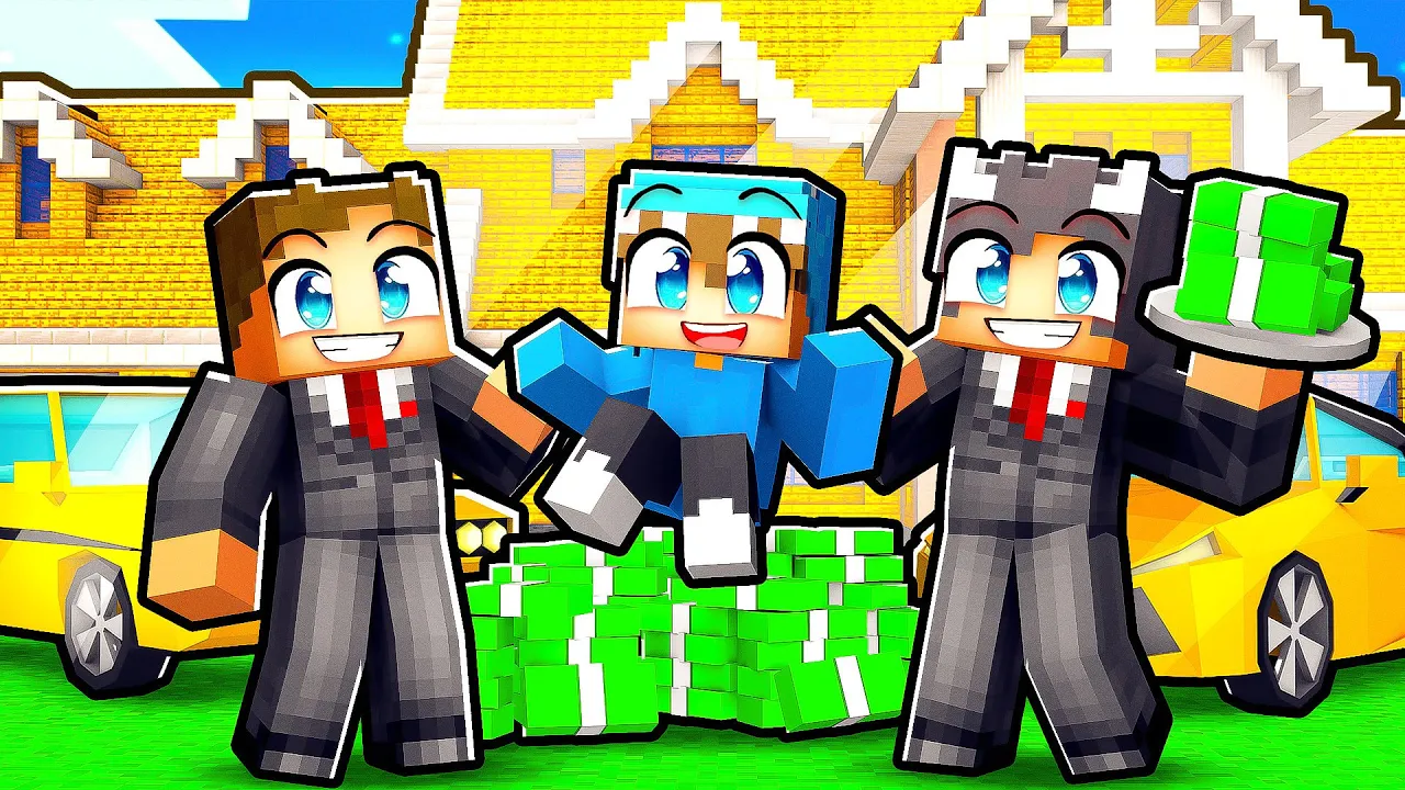 Jeg Bliver ADOPTERET af en MILLIONÆR Familie i Minecraft!