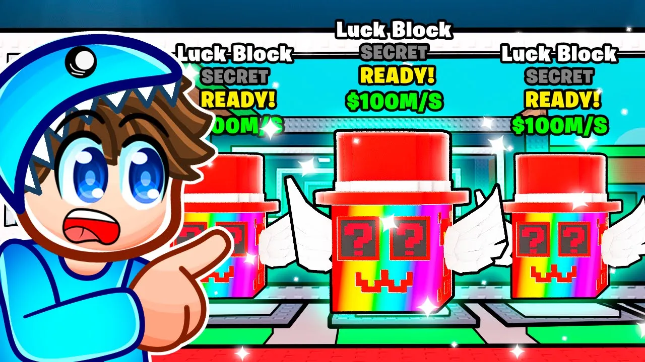 JEG ÅBNER LUCKY BLOCKS TIL 5.000+ ROBUX i Steal A Brainrot!