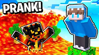 ONDESTE LAVA PRANK PÅ MRSPYPLANT! - Minecraft Prank Wars
