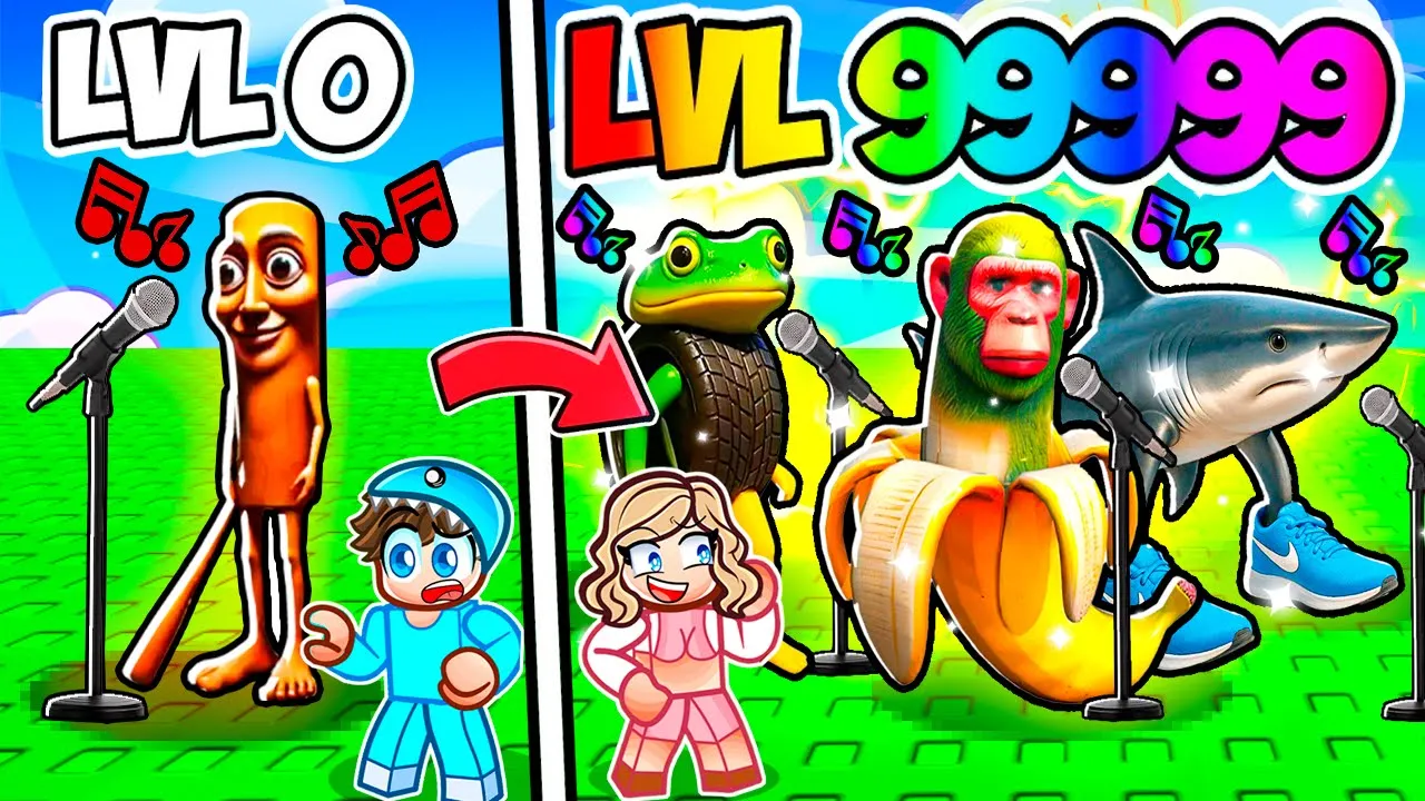 Sådan Blev Jeg PRO i MY SINGING BRAINROT i Roblox!