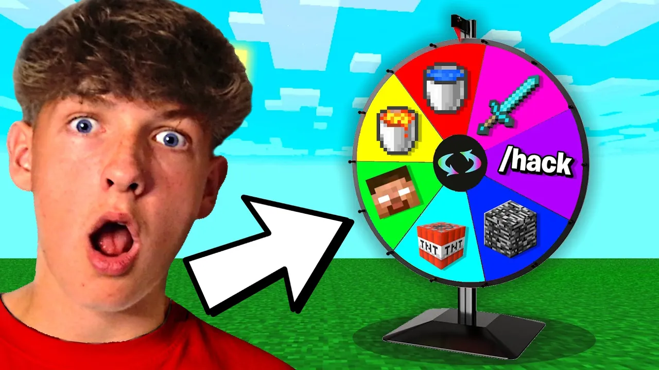 LYKKEHJULET BESTEMMER MIN PRANK! - Minecraft Prank Wars