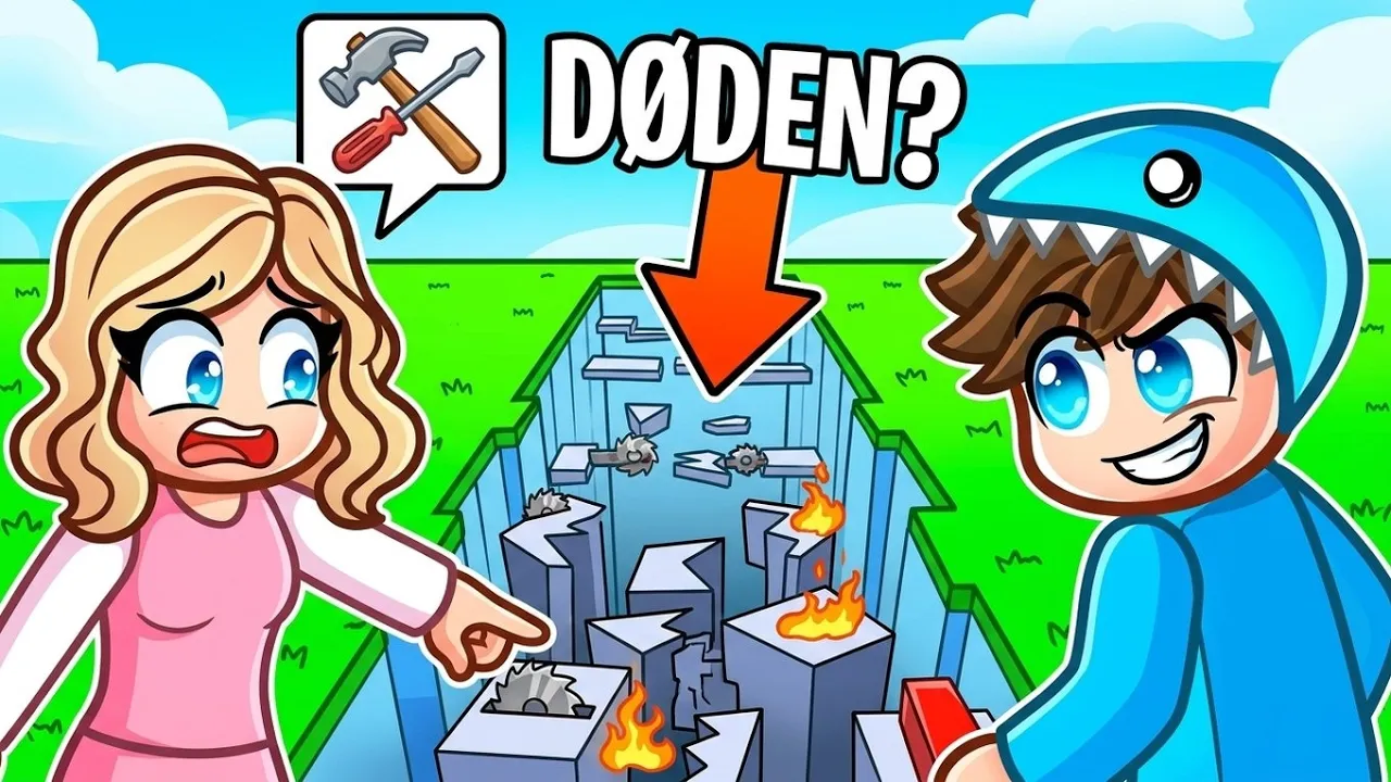 Mig og Nat BYGGEDE DEN SVÆRESTE OBBY i ROBLOX!