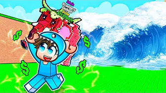 Jeg FLYGTER Fra en TSUNAMI Med De BEDSTE BRAINROTS i Roblox