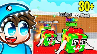 JEG ÅBNER 30+ JULE LUCKY BLOCKS i Steal A Brainrot!