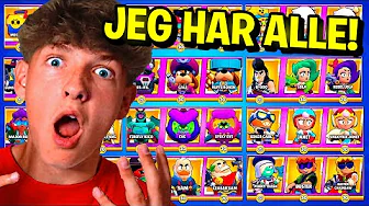 Jeg Unlocker ALLE BRAWLERS! - Dansk Brawl Stars