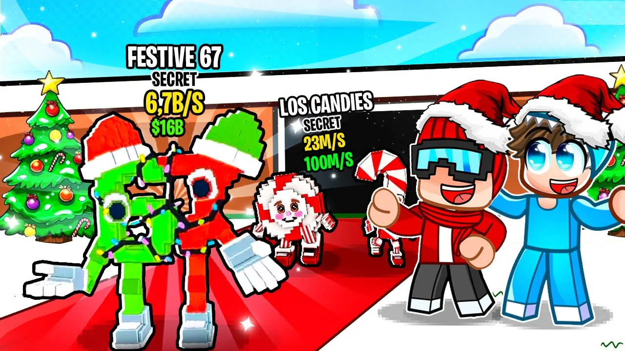 DET VILDESTE JULEEVENT Med MrSpyplant i Steal A Brainrot!