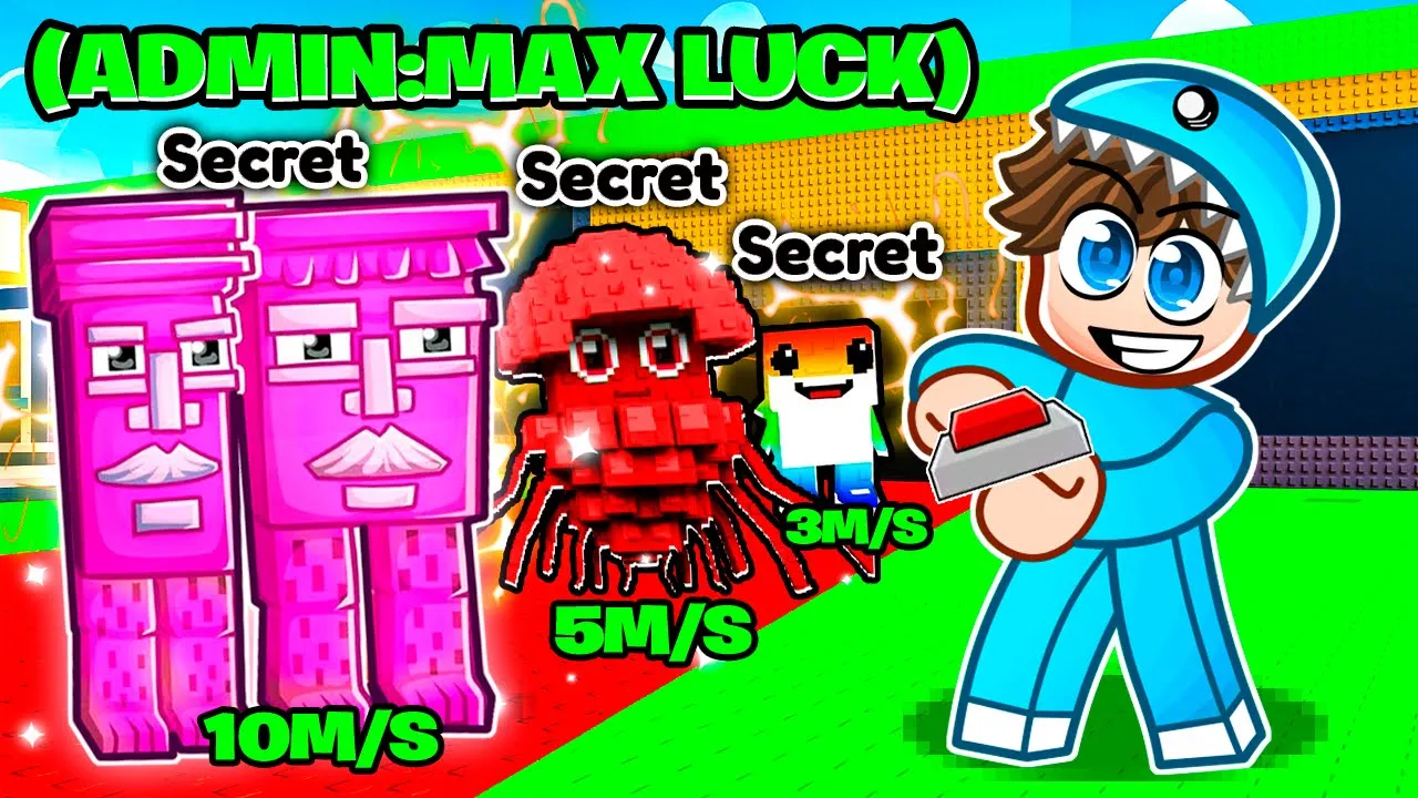 EJEREN GAV MIG MAX LUCK i Steal a Brainrot i Roblox!