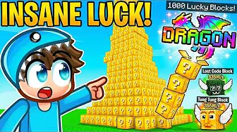 Jeg ÅBNEDE 1000 LUCKY BLOCKS i Be a Lucky Block i Roblox!