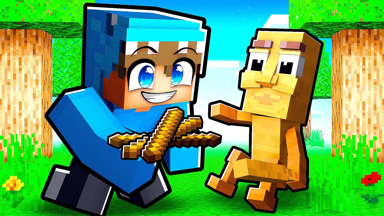 JEG ADOPTERER BABY TUNG TUNG SAHUR i Minecraft!