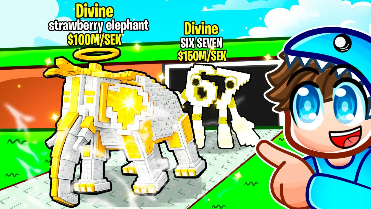 Jeg FÅR De VILDESTE DIVINE BRAINROTS i Steal a Brainrot!