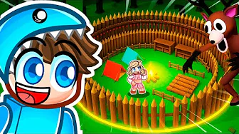 Vi BYGGER Den SIKKRESTE BASE i Roblox 99 Nights In The Forest