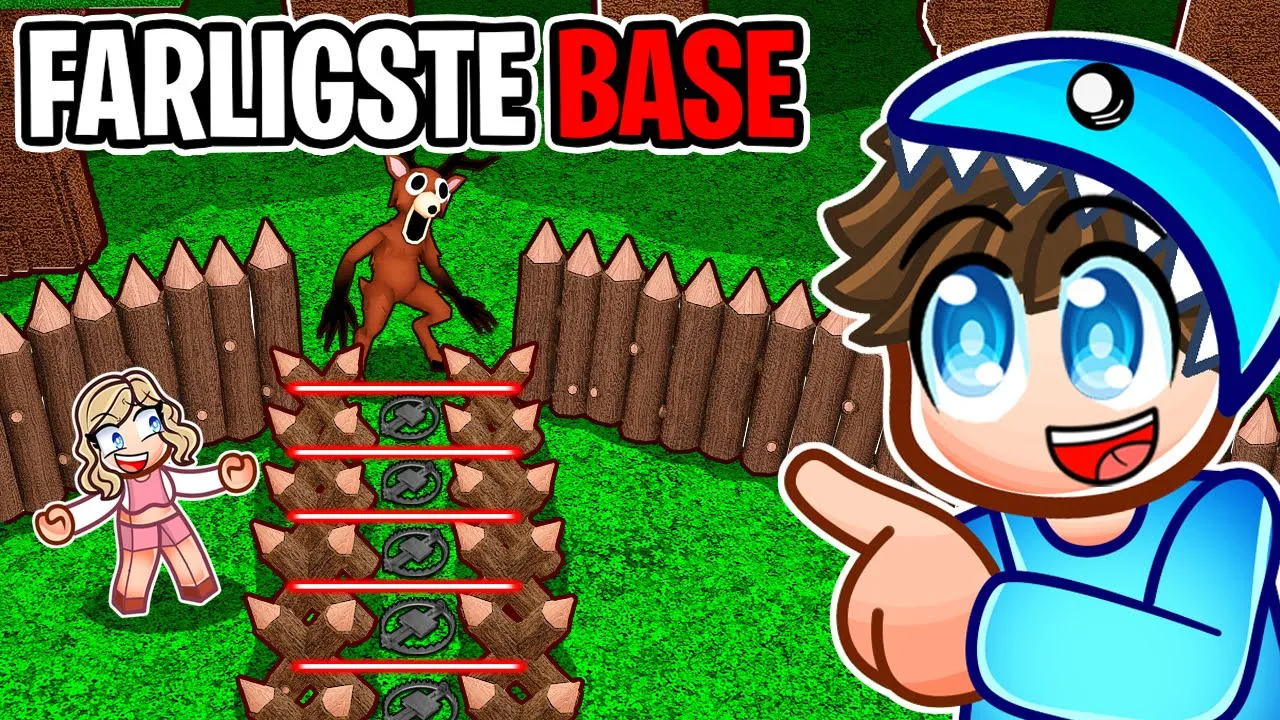 VI BYGGER DEN FARLIGSTE BASE i 99 Nights In the Forest i Roblox!