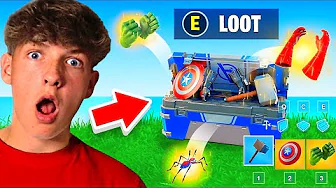 KUN Marvel Chest Challenge! - Dansk Fortnite