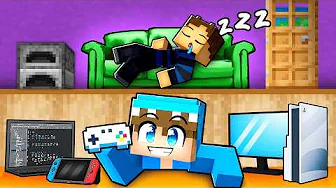 JEG BYGGER ET HEMMELIGT GAMING SETUP UNDER JUDEX HUS I MINECRAFT!