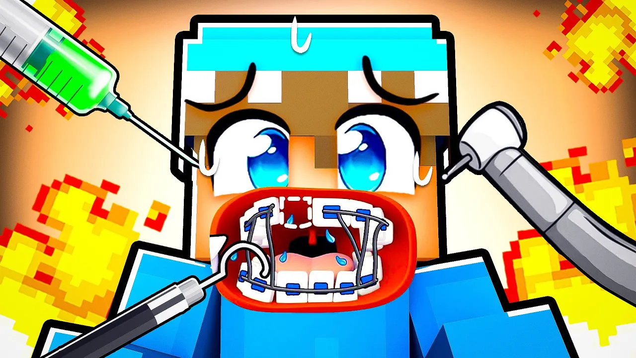 Jeg Tager til en CRAZY TANDLÆGE i Minecraft!