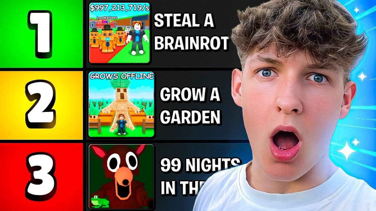 TOP 5 BEDSTE SPIL i ROBLOX!