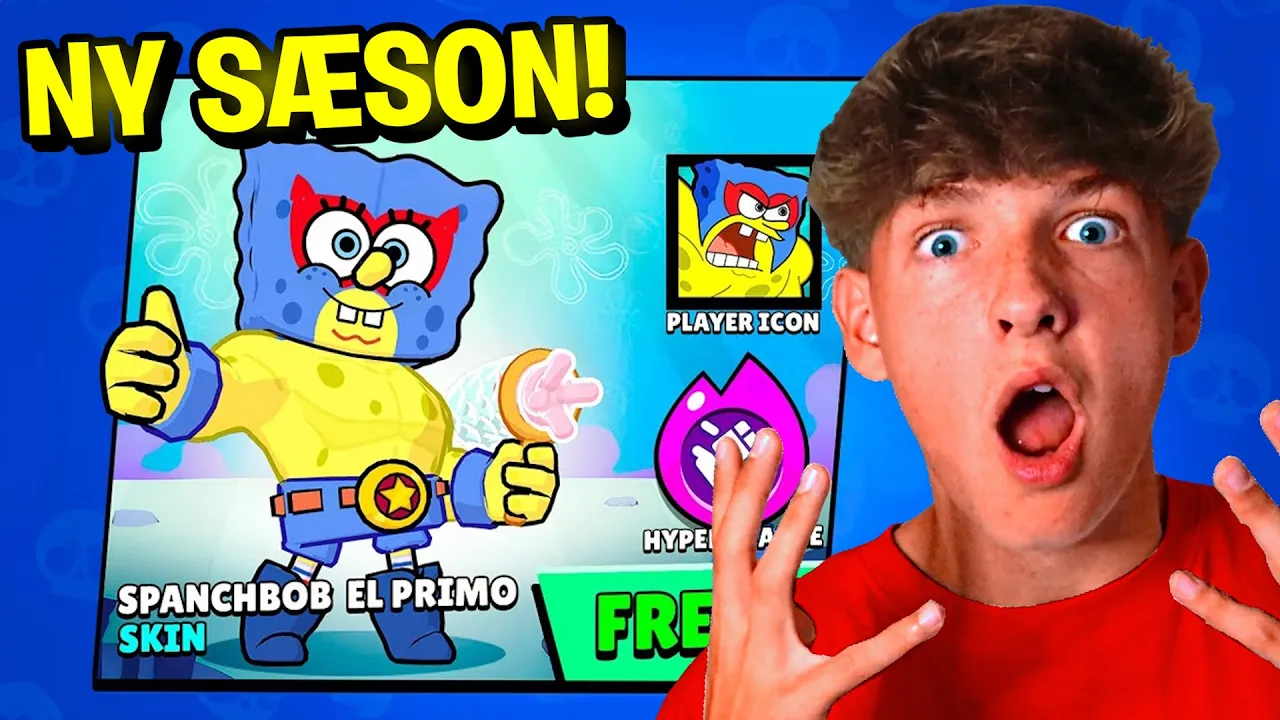 SPONGEBOB SÆSONEN ER FOR VILD! - Dansk Brawl Stars