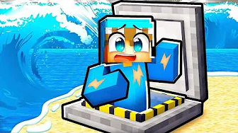 JEG OVERLEVER EN KÆMPE TSUNAMI I MINECRAFT!