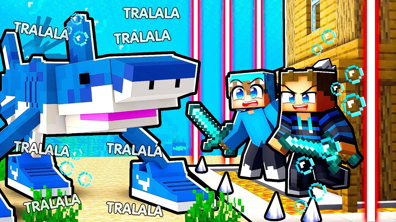 Jeg Beskytter Min Base Imod TRALALEO TRALLALA i Minecraft!