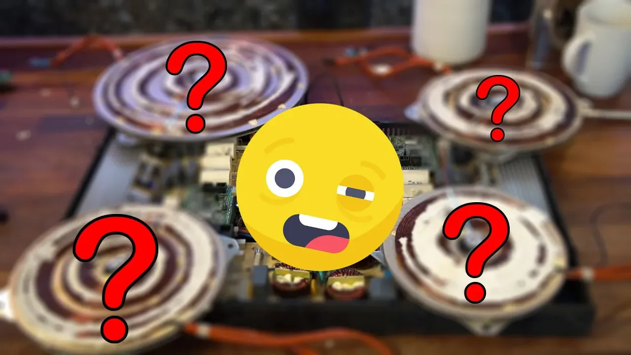 Hvordan ser et induktionskomfur ud indeni ?? (Teardown)