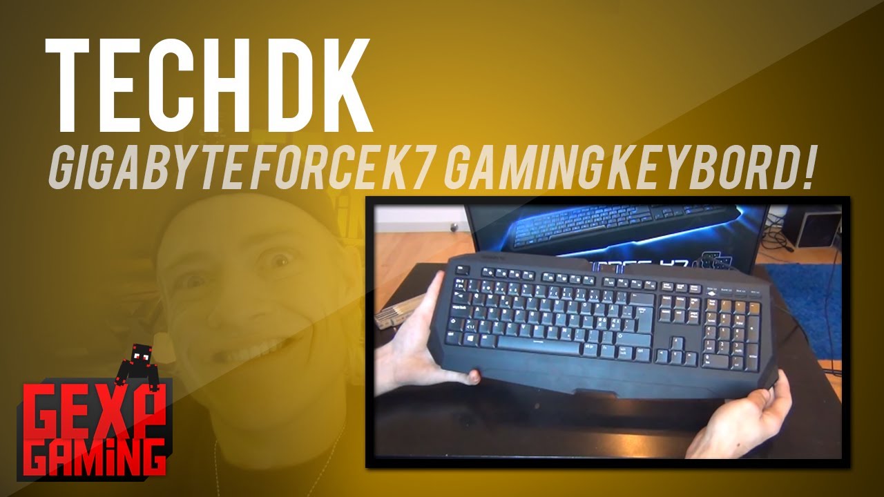 Tech DK Gigabyte Force K7 Gaming tastatur