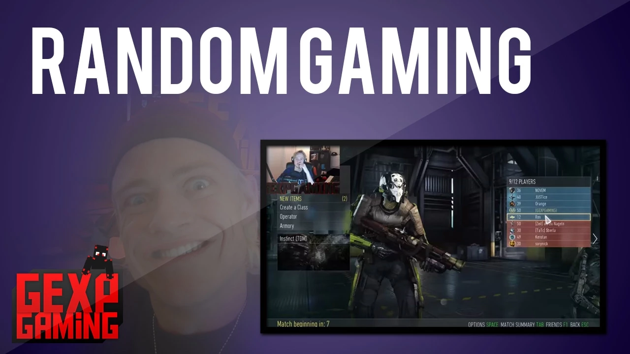 Random Gaming med Gex 109 Advanced COD/Quake