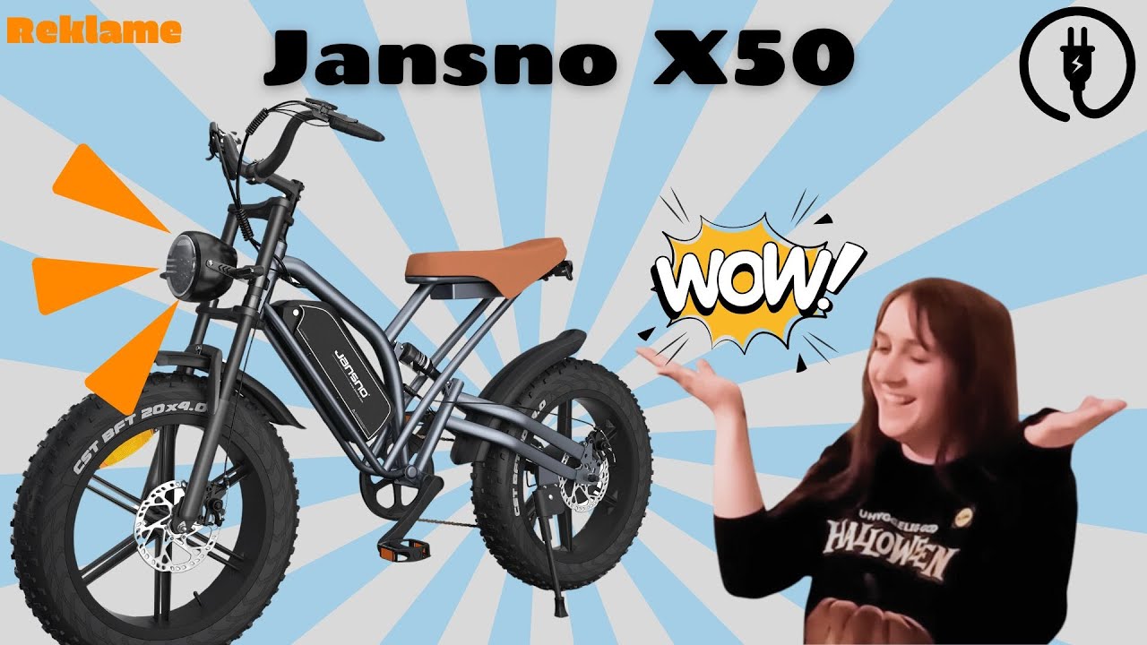 Jansno X50 - 750W ren ONDSKAB! (45Kmt Elbike)